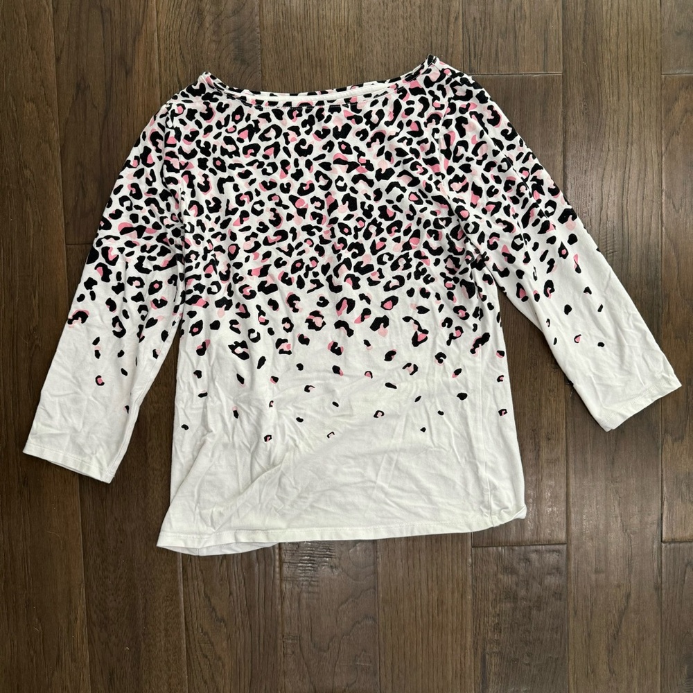 Talbots Mid-Sleeve Top - Picture 7 of 11